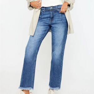 KanCan  Angelina High Rise Slim Straight Cropped Jeans Size 11 / 29